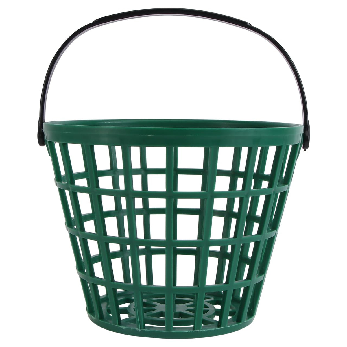 UPKOCH Golf Ball Basket Plastic Golf Ball Bucket with Foldable Handle Storage Container for Practice Range Stackable Caddy for Clubs and Frequent Use
