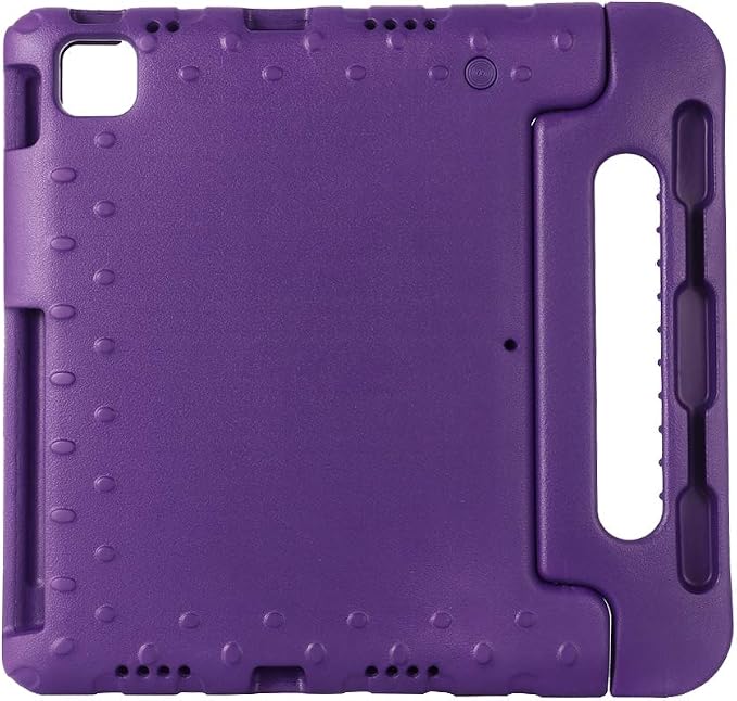 Kids Case for iPad Pro 11 M5/M4 &amp iPad Air 11 (2026/2025/2024) Shockproof Case with Pencil Holder Techcircle Light EVA Foam Handle Stand Bumper Protective Child Friendly Drop Proof Cover Black