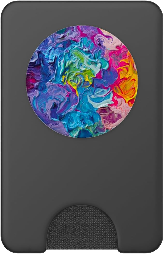 Artist Palette Paint Abstract Bright Colors Design PopSockets Adhesive PopGrip