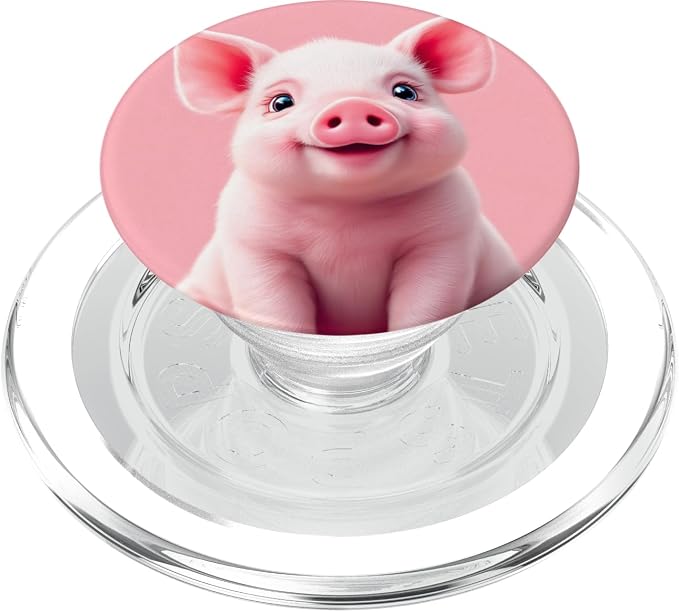Cute Pig Pink Pig | Piglet PopSockets Adhesive PopGrip