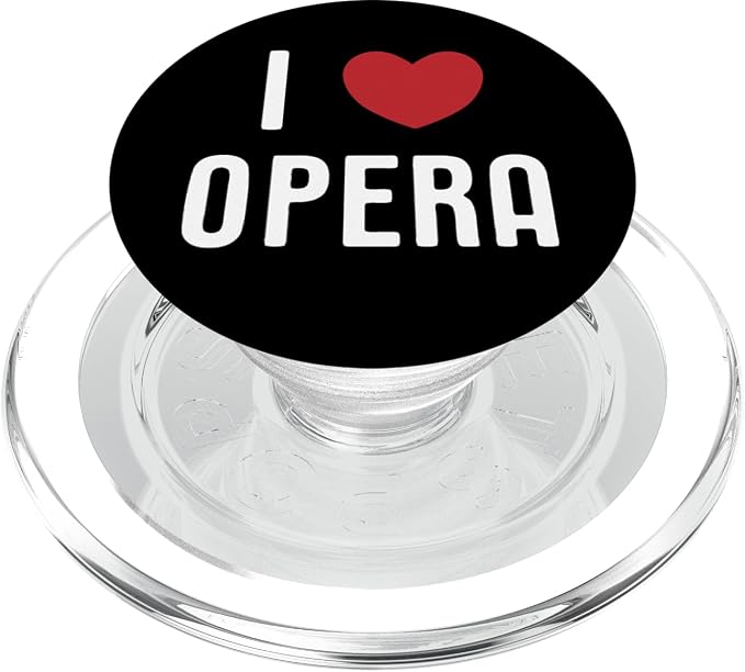 I Love Opera Gift PopSockets Adhesive PopGrip