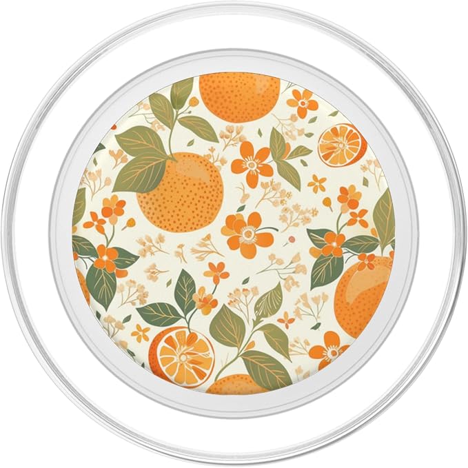 Orange Fruit PopSockets PopGrip for MagSafe