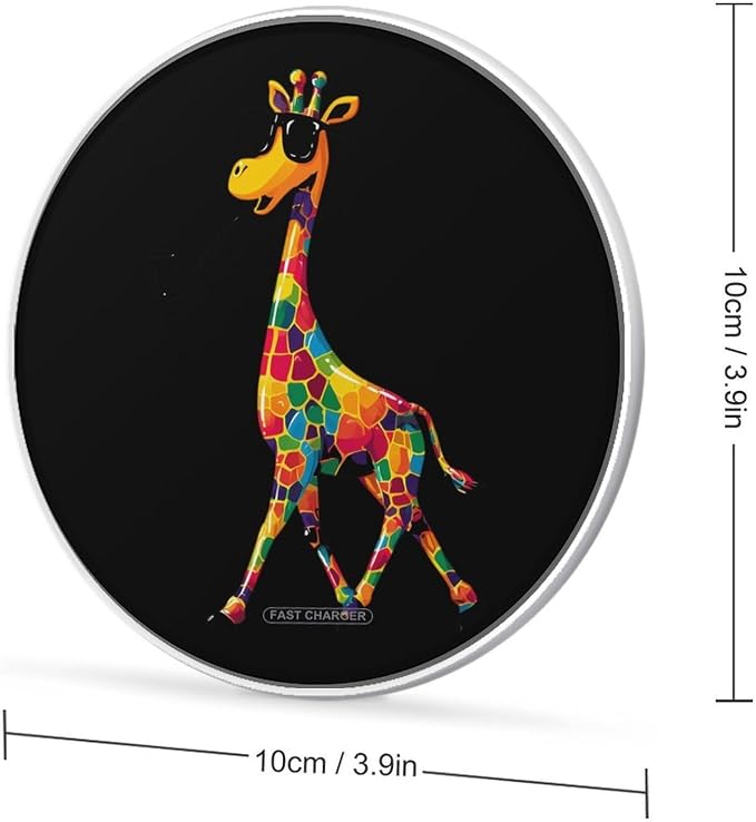 Funny Animal Giraffe Wireless Charger Portable Charging Pad | LightweightAll Smartphone