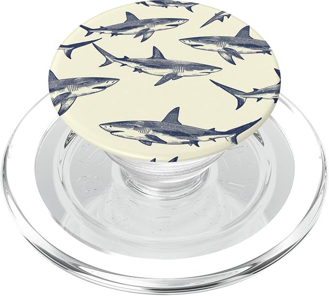 shark pattern PopSockets Standard PopGrip