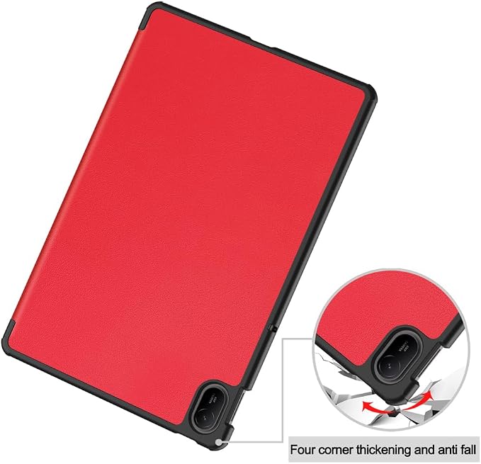 Kepuch Custer Case Compatible for Huawei MatePad SE 11 2024Ultra-Thin PU-Leather Hard Shell Cover - Black
