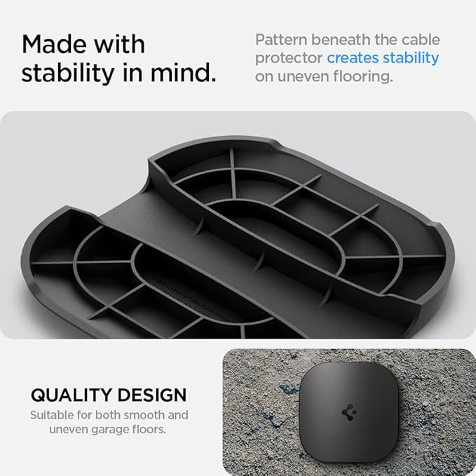 Spigen DuraPro Cable Garage Door Pass Protector Designed for Tesla Mobile Charger and Tesla Gen 3 Wall Connector (Tesla Model 3/Y/X/S 2025/2024/2023/2022) | Valentines Day Gift