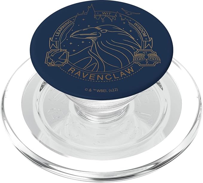 Harry Potter Ravenclaw Line Art Logo PopSockets Adhesive PopGrip