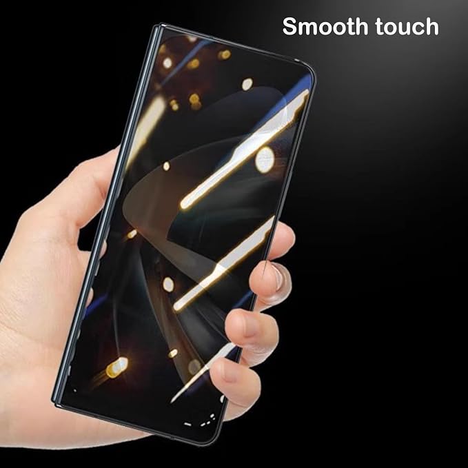 2 PCS 360 Degree Privacy Tempered Glass for Samsung Galaxy Z Fold 6 Screen Protector 4 Direction Ways Anti-peep Tempered Glass Film 9H Hardness Scratch Resistant
