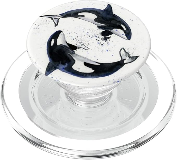 Orcas Rescue I Love Orcas Killer Whale Activist PopSockets Adhesive PopGrip