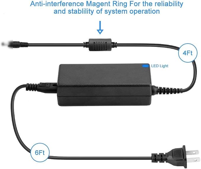 AC/DC Adapter for Cellebrite UFED Touch 2 Mobile Cellphone Forensic Extraction/Recovery Device Power Supply Cord Cable PS Battery Charger Mains PSU