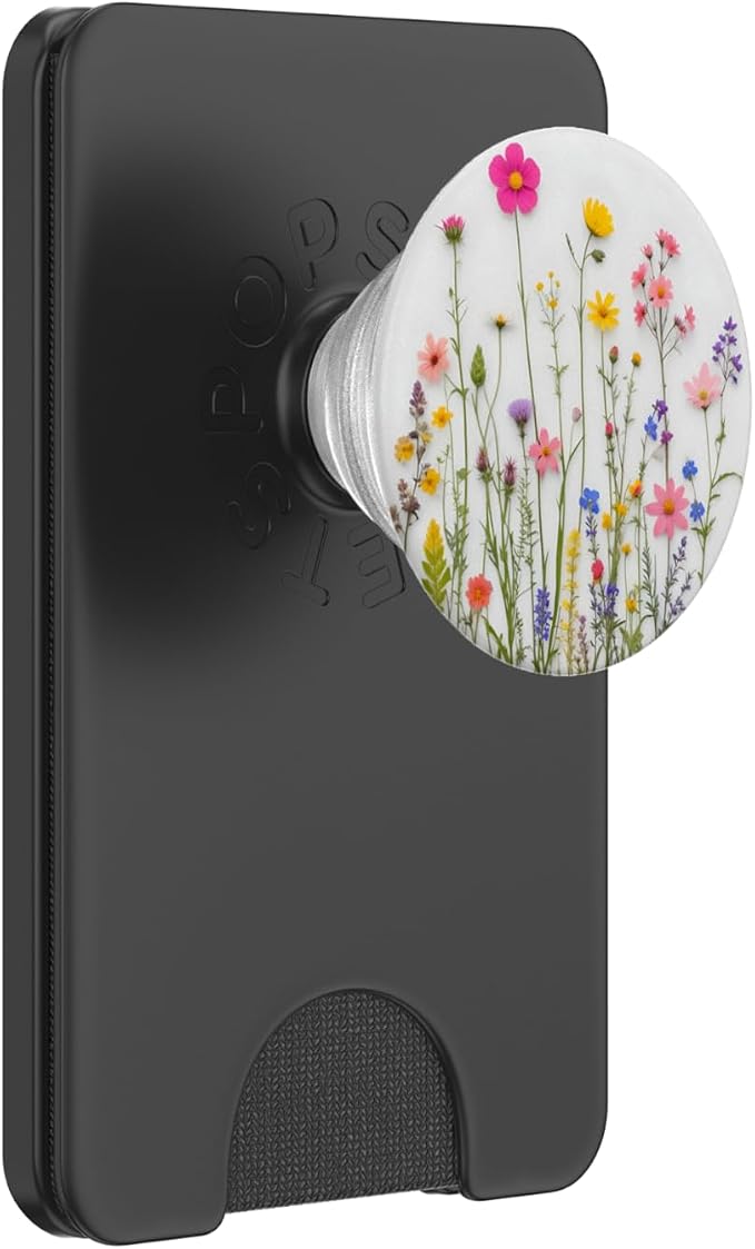 Mixed Flower Bouquet Floral Pattern PopSockets PopGrip for MagSafe