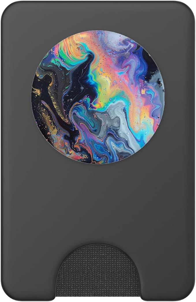 Electric Oil Slick PopSockets Adhesive PopGrip