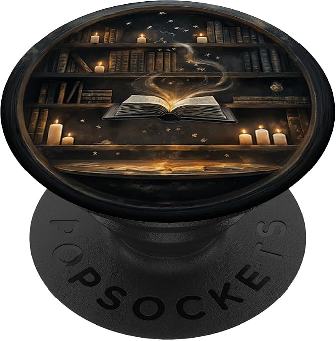 Book Bookshelf Library Candles Star Stars Bookish PopSockets PopGrip for MagSafe