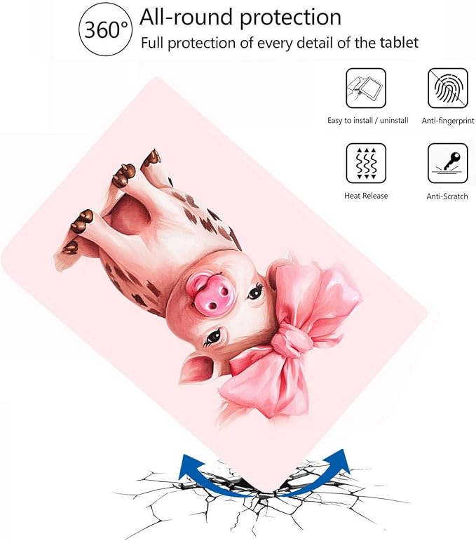 Case for iPad (A16) 11th Generation 11 Inch 2025 iPad 10th Generation 10.9 Inch 2022 Protective Leather Case Adjustable Stand Auto Wake/Sleep Smart Case - African American Girl