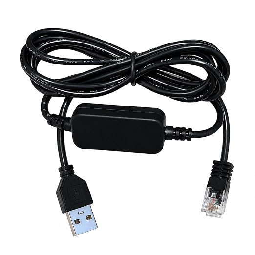 USB to RJ11 Radar Detector Power Cord 12.1ft USB Power Cable for Escort | Compatible with Escort MAX 360c MAX 360 iX iXc 9500ix MAX 3 MAX 4 MAX 360c MKII Redline 360c and Select RJ11 Models
