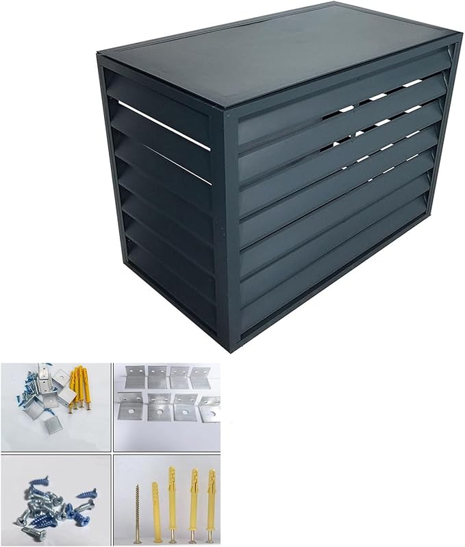 Aluminum Outdoor Condenser Protective Cover, freestanding Enclosure to Cover