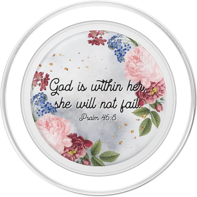 Christian Pop Socket God is Within Her Bible Verse Scripture PopSockets Adhesive PopGrip