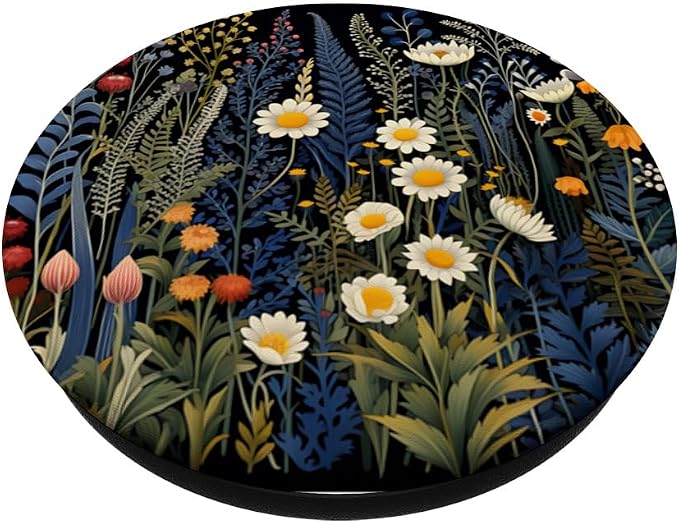 Wildflower Flowers Design Floral PopSockets PopGrip for MagSafe