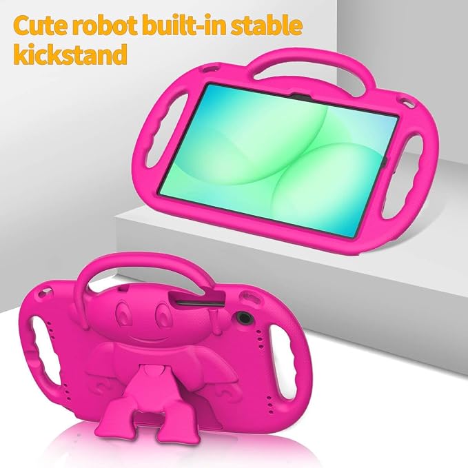 Kids Case for Samsung Galaxy Tab A11+ Plus/A9+ Plus 11 Inch Black | Shockproof Lightweight Protective Cover with Handle Stand and Adjustable Strap Fit for Galaxy Tab A11+ 2025/A9+ 2023