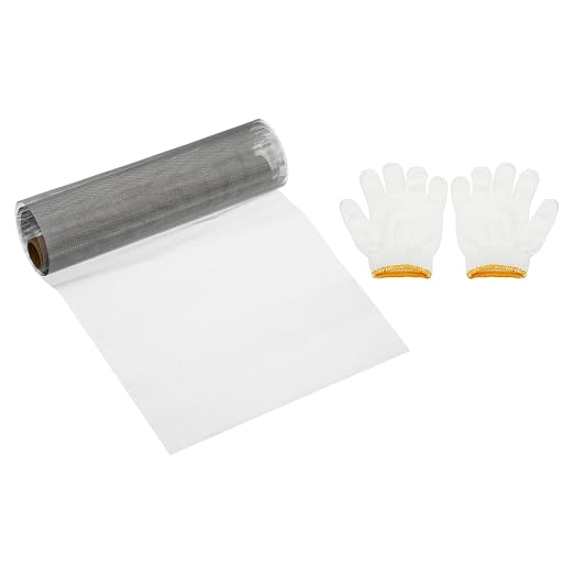 PATIKIL 40"L x 16"W Woven Wire Mesh, 40 Mesh 304 Stainless Steel Air Vent