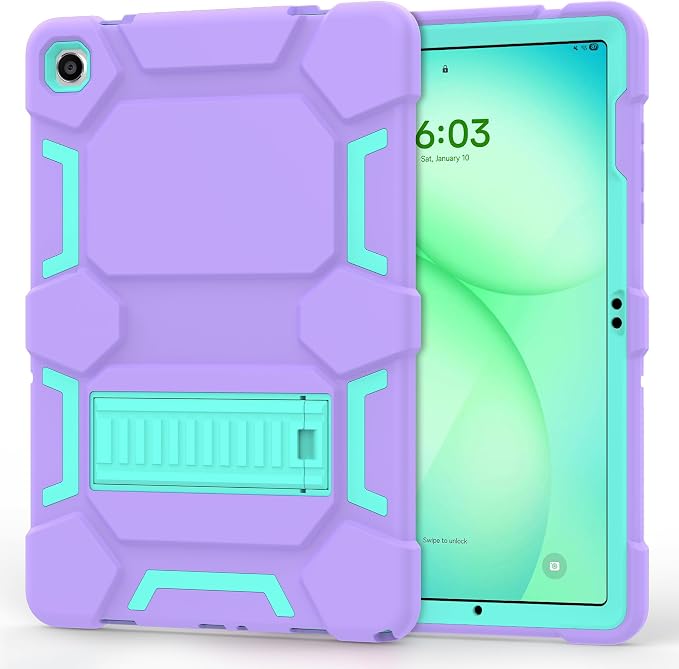 Case for Samsung Galaxy Tab A11+/A11 Plus 11” 2026 Samsung Galaxy Tab A9+/A9 Plus 11” 2024 Model Heavy Duty Shockproof Hard High Impact Protective Case Black