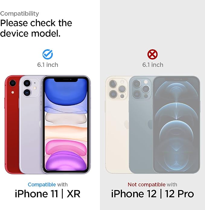 Spigen Tempered Glass Screen Protector [GlasTR EZ FIT] designed for iPhone 11 / iPhone XR [6.1 inch] [Case Friendly] - 2 Pack