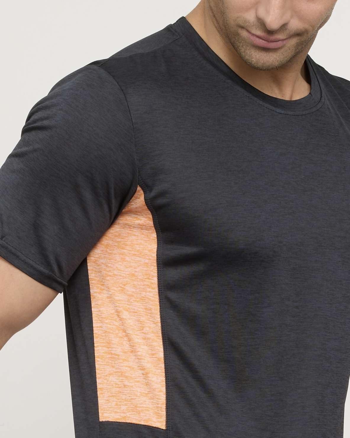 Real Essentials 5 Pack: Men's Dry-Fit Short Sleeve Crew Neck T Shirts Fitness Running Gym Workout Cool Exercise Athletic Tee, Set 7, Small