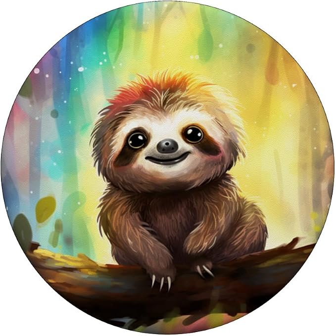 Cute Baby Sloth PopSockets PopGrip for MagSafe