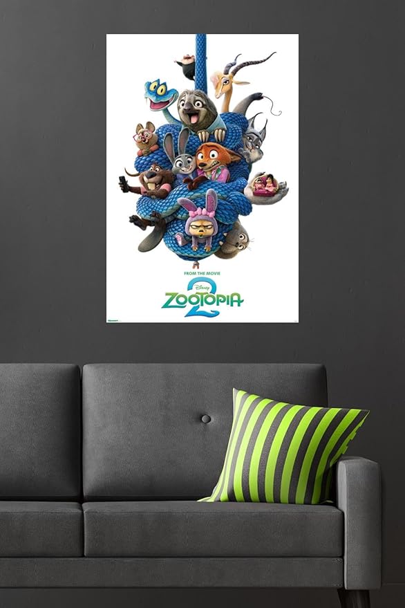 Disney Zootopia 2 (2025) - Group One Sheet Wall Poster, 34L" x 22.4W", Unframed Version