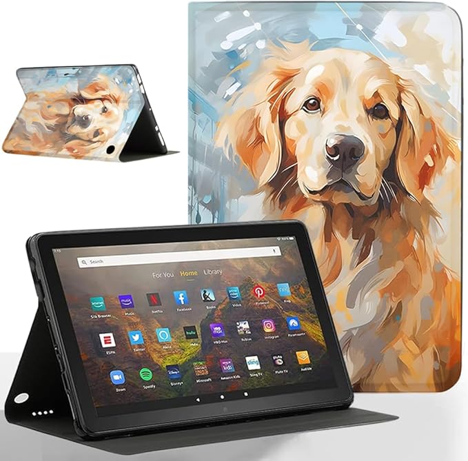 Case for Amazon Kindle Fire HD 10 &amp 10 Plus Tablet(Fit for 10.1 13th/11th Generation 2023/2021 Release)Ultra Slim Multi-Angle Viewing Auto Wake/SleepAstral Cat