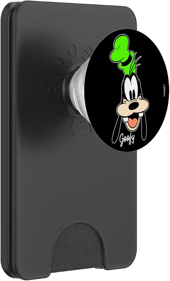Disney Mickey and Friends Goofy Big Face Signature PopSockets Adhesive PopGrip
