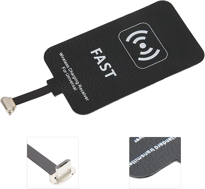 Long Distance Wireless Charger Wireless Charging Receiver Wireless Charger Receiver Charging Adapter Charging Receiver Patch Module Chip 5V 2A 10W for Micro USB Reverse Interface Phone