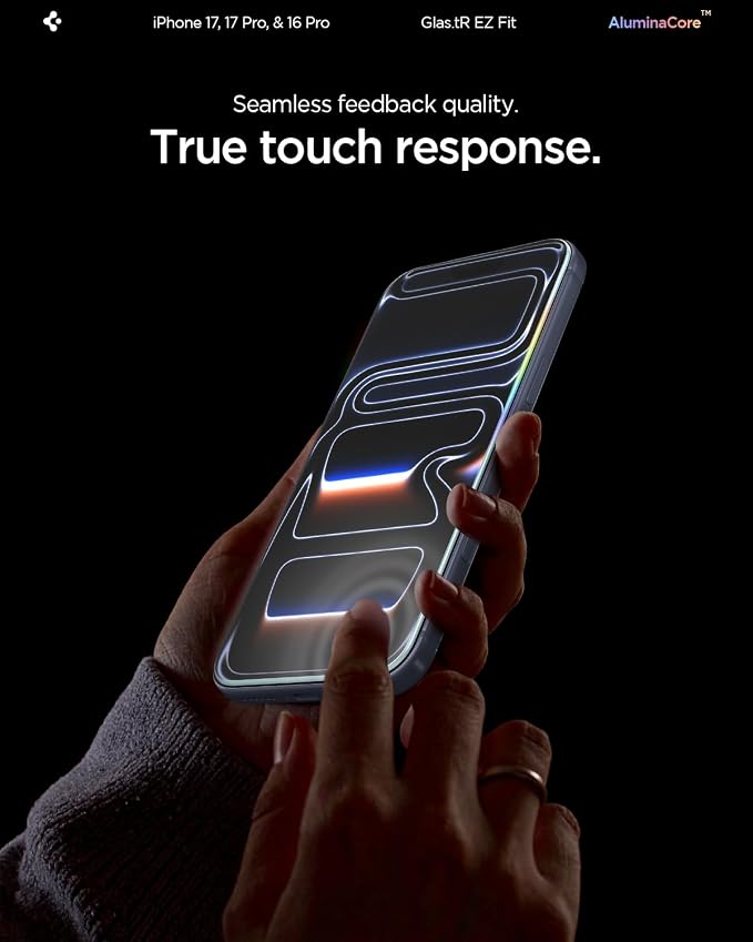 Spigen Tempered Glass Screen Protector [GlasTR EZ FIT] designed for iPhone 11 / iPhone XR [6.1 inch] [Case Friendly] - 2 Pack