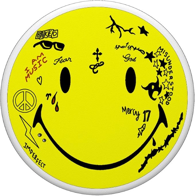 Lil Wayne Tattoo Smiley PopSockets Standard PopGrip