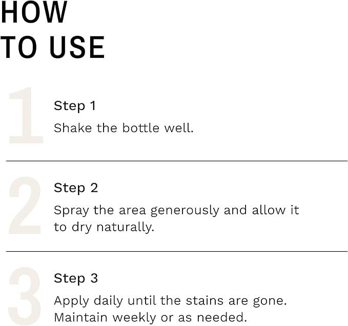Eye Envy Beard Stain Remover Spray for Dogs/Cats. 100% Natural, Safe. Remove Stains from Drooling, Saliva, Food, Runoff from Tearing. Treats The Cause. Removes Odors. Keeps Dog Beards Clean. 4oz