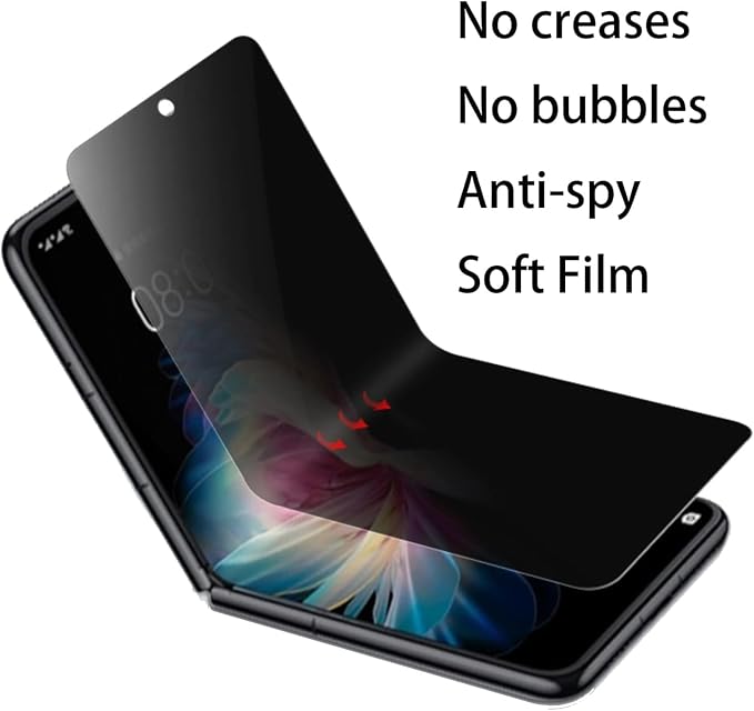 Anti-Spy Anti-Glare Inner Screen Protector Anti-blue For Moto Razr 2025/Moto Razr 2024 Privacy Matte Outer Screen Protector Soft Film Anti-Peeping