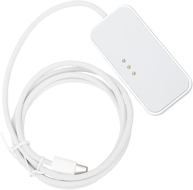 ciciglow 35W Fast Wireless Charging Pad for Pro 13 Inch Magnetic Adapter Slim and Portable for OntheGo Users Aluminum Alloy Silver (1m)