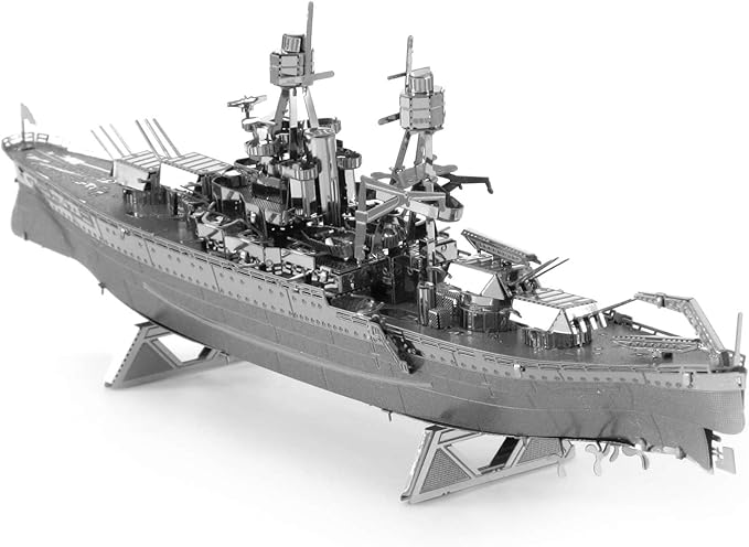 Metal Earth Military USS Arizona Ship 3D Metal Model Kit Fascinations