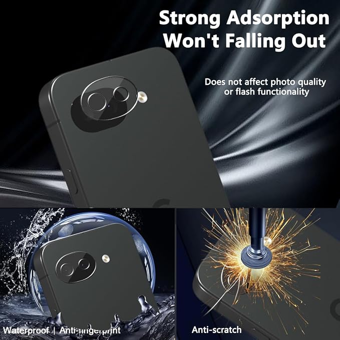 for iPhone 17 Pro Max Back Screen Protector Flexible Film Not Glass with Camera Lens Protector 2+2 Pack Self-Healing Anti Scratch HD Clear Soft TPU Protective Hydrogel Film