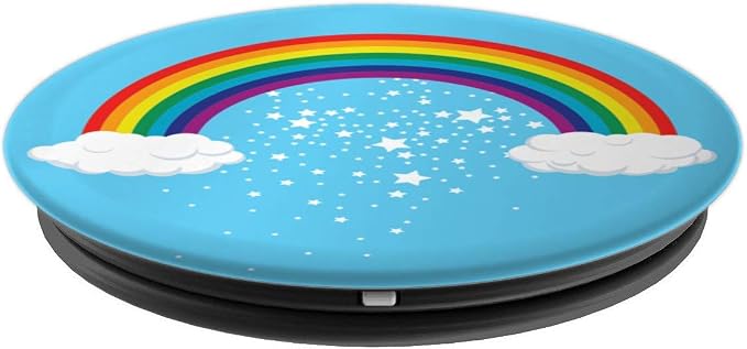 Rainbow Pop Phone Grip for Smartphones &amp Tablets PopSockets PopGrip: Swappable Grip for Phones &amp Tablets PopSockets Adhesive PopGrip