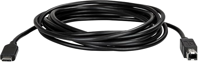 StarTech 3.3ft/1m USB-B to USB-C Cable USB 2.0 Data Cord (USB2CB1M)