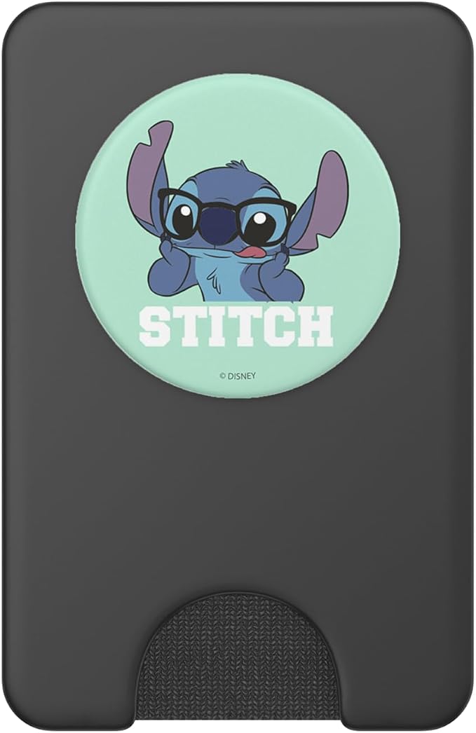 Disney Lilo &amp Stitch Nerd Stitch Portrait PopSockets Adhesive PopGrip