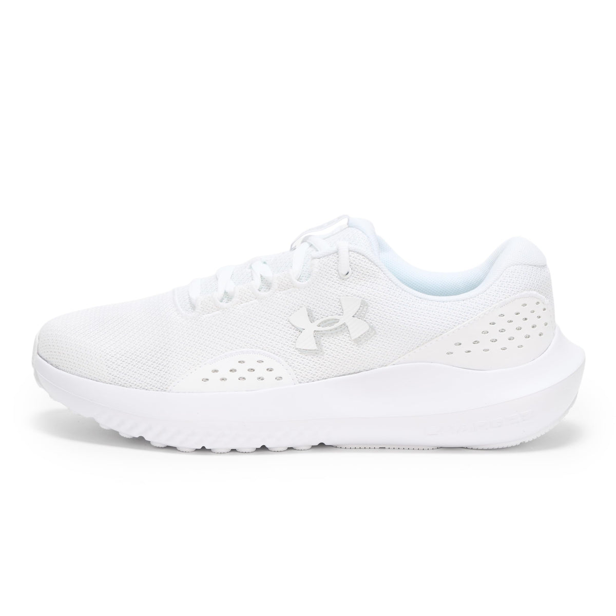 Under Armour Men's Charged Surge 4, (101) White/White/White, 12.5, US
