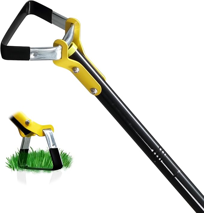 BsBsBest Scuffle Hoe Garden Tool, Stirrup Loop Hoe with 42 Inch Adjustable Long Hand, Great for Weeds in Backyard,Vegetable Garden