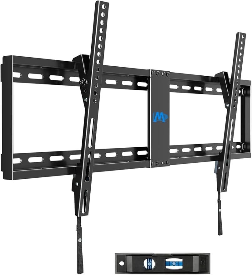 Mounting Dream Tilt TV Wall Mount for Most 42-84 inch TV, Universal Tilt TV Mount Wall Bracket with Low Profile Design, Max VESA 800x400mm and 132 LBS, Easy for Centering on 16", 18", 24", 32" Studs
