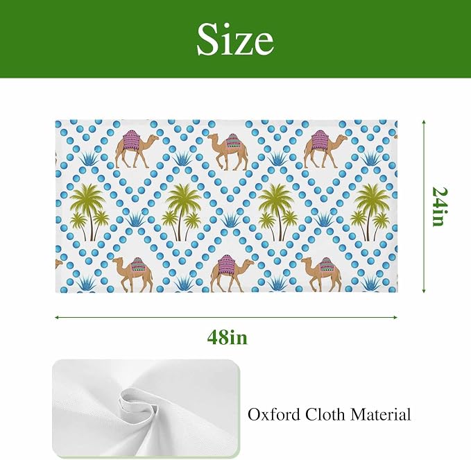 2 Pack Fluorescent Light Cover, Camels Palm Trees Light Covers