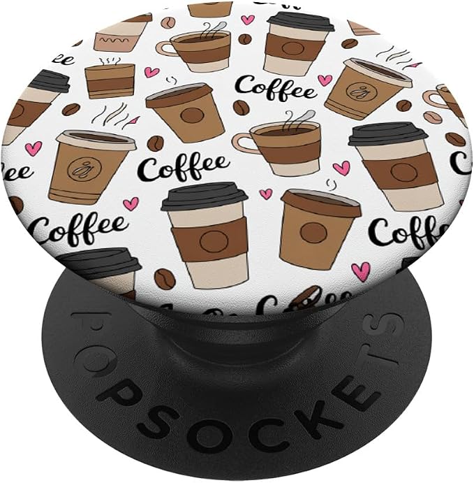 Espresso Coffee Caffeine Drink Iced Coffee Drinker Coffee PopSockets Adhesive PopGrip