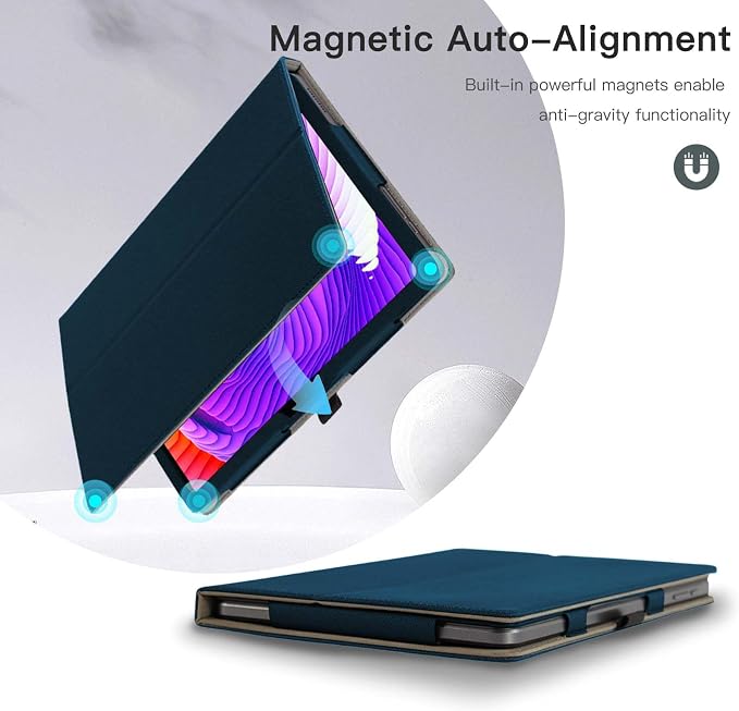 Tablet Case Cover For ApoloMedia EP1095T/ApoloSign EP1095T TabletMulti-Viewing AnglesSlim Light Shell Stand Cover for ApoloMedia EP1095T/ApoloSign EP1095T Tablet with Hand Strap&amp Pencil HolderB