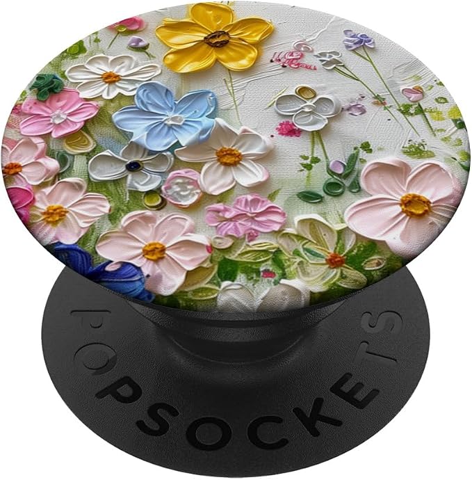 Blossom Nature Oil Painting Flowers PopSockets Adhesive PopGrip