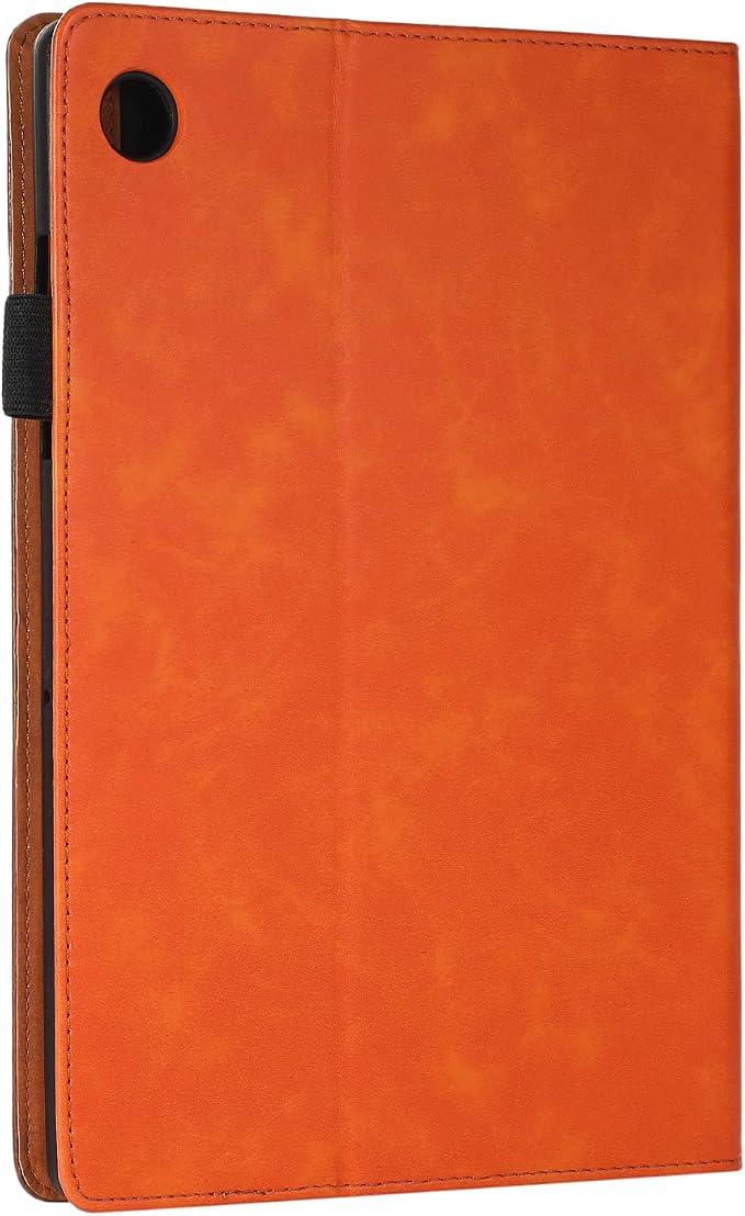Case for Samsung Galaxy Tab A11 Plus 11 Inch 2025 Released (Model: SM-X310/SM-X315/SM-X236) Bussiness PU Leather Cover Flip Stand with Elastic Band &amp Card Holder-Brown